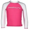 Arena Friends LS UV Tee Kids freak rose/white