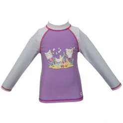 Arena Friends LS UV Tee Kids lilac/white
