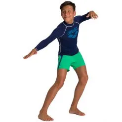 Arena Rash LS UV Vest Boys navy -Paddling Sales Store arena rash ls uv vest boys navy 5