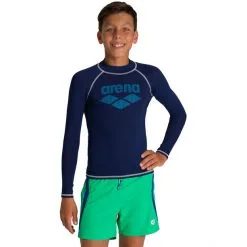 Arena Rash LS UV Vest Boys navy -Paddling Sales Store arena rash ls uv vest boys navy 6