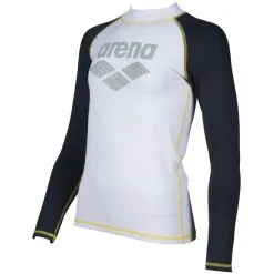 Arena Rash LS UV Vest Boys white/ash grey -Paddling Sales Store arena rash ls uv vest boys white ash grey 3
