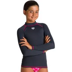 Arena Rash LS UV Vest Girls ash grey -Paddling Sales Store arena rash ls uv vest girls ash grey 5