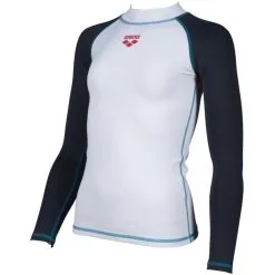 Arena Rash LS UV Vest Girls white/ash grey 8 Arena Rash LS UV Vest Girls white/ash grey -Paddling Sales Store arena rash ls uv vest girls white ash grey 3