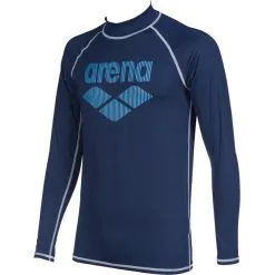 Arena Rash LS UV Vest Men navy -Paddling Sales Store arena rash ls uv vest men navy 3