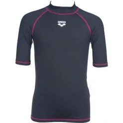 Arena Rash SS UV Vest Girls ash grey