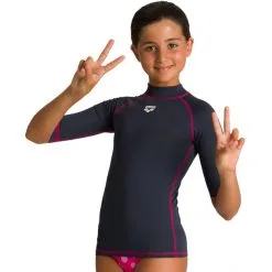 Arena Rash SS UV Vest Girls ash grey -Paddling Sales Store arena rash ss uv vest girls ash grey 5