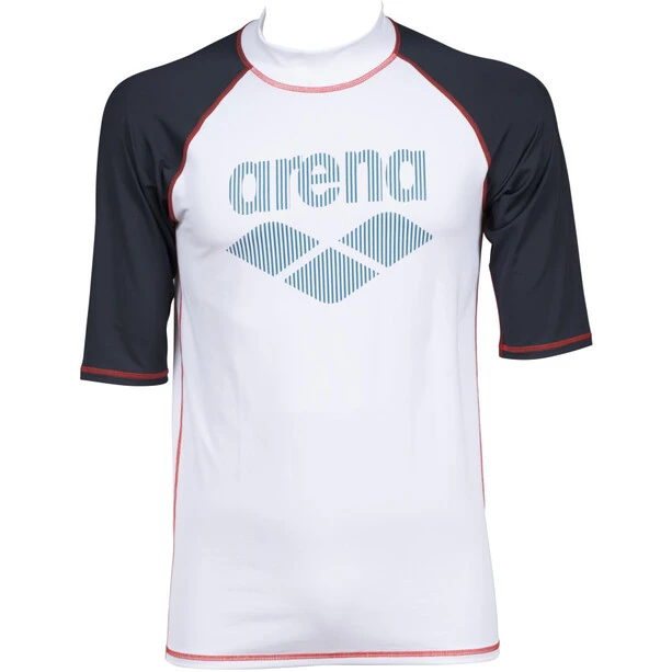 Arena Rash SS UV Vest Men white/ash grey 1 Arena Rash SS UV Vest Men white/ash grey