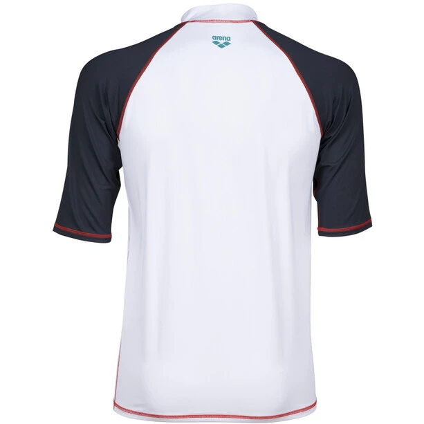 Arena Rash SS UV Vest Men white/ash grey 2 Arena Rash SS UV Vest Men white/ash grey - Image 2