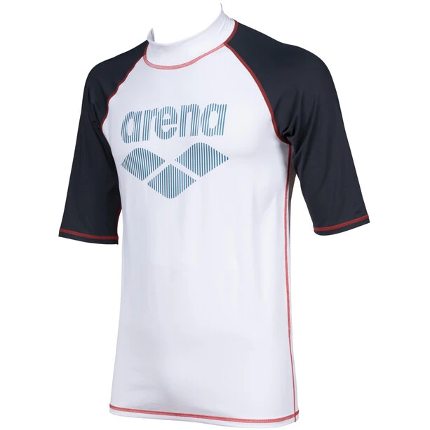 Arena Rash SS UV Vest Men white/ash grey 3 Arena Rash SS UV Vest Men white/ash grey - Image 3