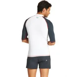 Arena Rash SS UV Vest Men white/ash grey 11 Arena Rash SS UV Vest Men white/ash grey -Paddling Sales Store arena rash ss uv vest men white ash grey 6