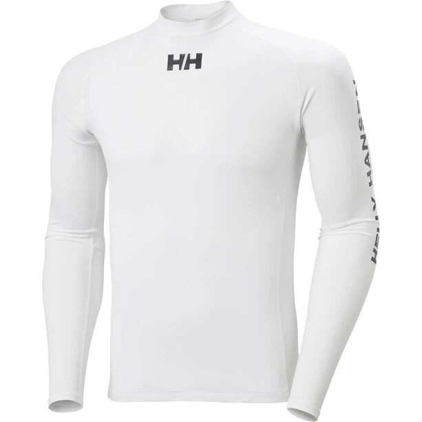 Helly Hansen Waterwear Rashguard Long Sleeve Shirt Men white 1 Helly Hansen Waterwear Rashguard Long Sleeve Shirt Men white