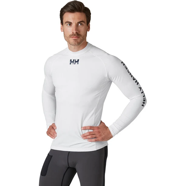 Helly Hansen Waterwear Rashguard Long Sleeve Shirt Men white 3 Helly Hansen Waterwear Rashguard Long Sleeve Shirt Men white - Image 3