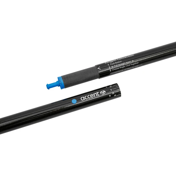 Nortik Allround Fiberglass Paddle 230cm 4-piece with King-Pin-Connection white 4 Nortik Allround Fiberglass Paddle 230cm 4-piece with King-Pin-Connection white - Image 4