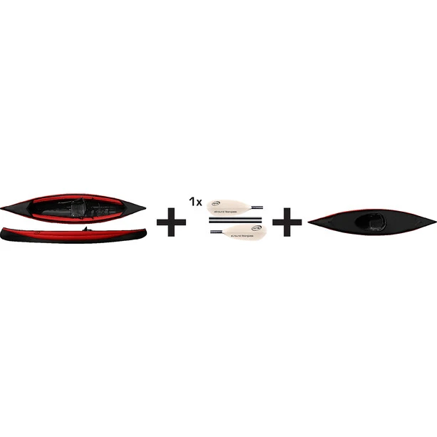 Nortik scubi 1 XL Kayak Jubilee Pack red/black 2 Nortik scubi 1 XL Kayak Jubilee Pack red/black - Image 2