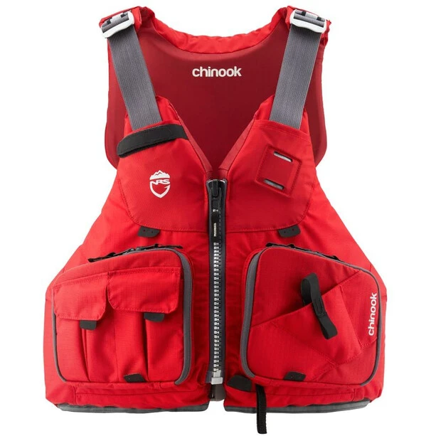 NRS Chinook Fishing PFD red 1 NRS Chinook Fishing PFD red