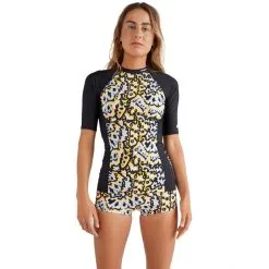 O'Neill Anglet SS Skin AOP Women orange ao -Paddling Sales Store oneill anglet ss skin aop women orange ao 3