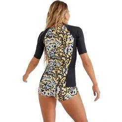 O'Neill Anglet SS Skin AOP Women orange ao -Paddling Sales Store oneill anglet ss skin aop women orange ao 4