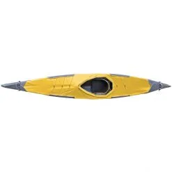 Pakboats Puffin Saranac Solo Deck yellow
