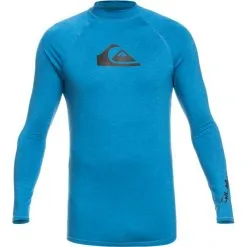 Quiksilver All Time Longsleeve Rashguard Men vallarta blue heather