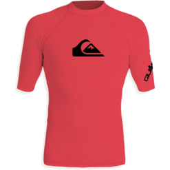 Quiksilver All Time SS UV Shirt Kids fiery coral