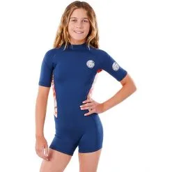 Rip Curl Dawn Patrol SS Spring Suit Girls pink