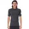 Rip Curl Down Patrol Performance SS UV Shirt Men black marled