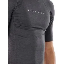 Rip Curl Down Patrol Performance SS UV Shirt Men black marled -Paddling Sales Store rip curl down patrol ss uv shirt men black marled 4