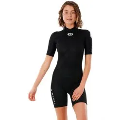 Rip Curl Freelite Short Sleeve Spring Suit 2mm Women black