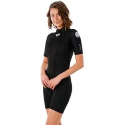 Rip Curl Freelite Short Sleeve Spring Suit 2mm Women black -Paddling Sales Store rip curl freelite short sleeve spring suit 2mm women black 5