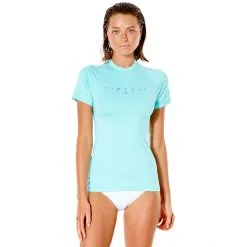 Rip Curl Golden Rays SS UV Shirt Women light aqua