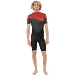Rip Curl Omega SS Back Zip Spring Suit Men maroon -Paddling Sales Store rip curl omega ss back zip spring suit men maroon 4
