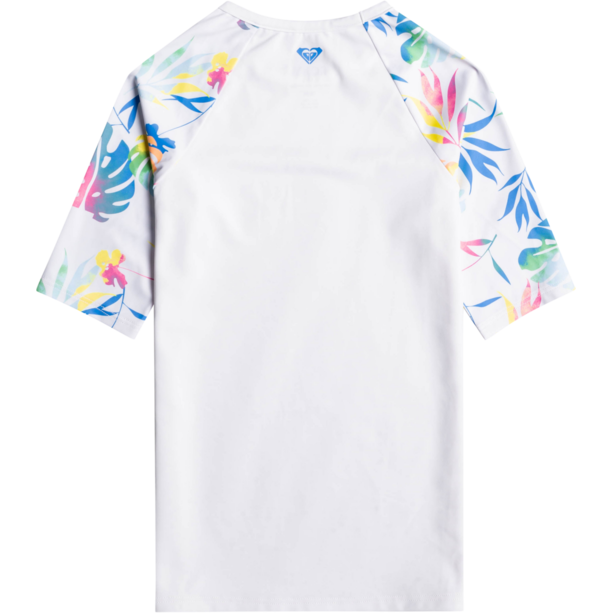 Roxy Lycra Printed SS UV Shirt Girls bright white s surf trippin 3 Roxy Lycra Printed SS UV Shirt Girls bright white s surf trippin - Image 3