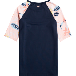 Roxy Lycra Printed SS UV Shirt Girls tropical peach tropical bree s -Paddling Sales Store roxy lycra printed ss uv shirt girls tropical peach tropical bree s 3