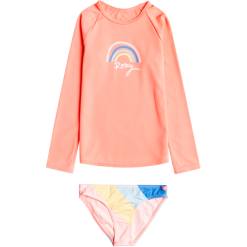 Roxy Touch Of Rainbow LS UV Set Girls regatta over the rainbow